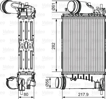 Valeo 817175 - Интеркулер autozip.com.ua