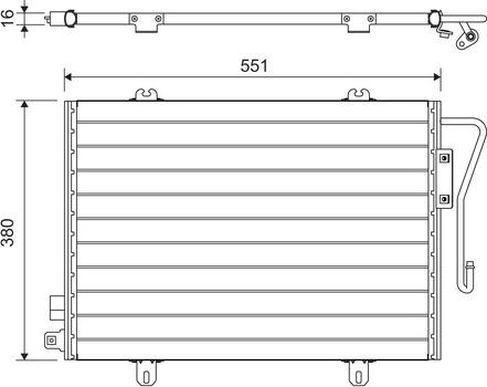 Valeo 817171 - Конденсатор, кондиціонер autozip.com.ua