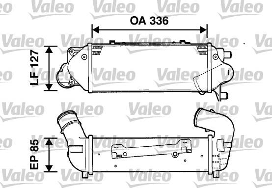 Valeo 817899 - Интеркулер autozip.com.ua