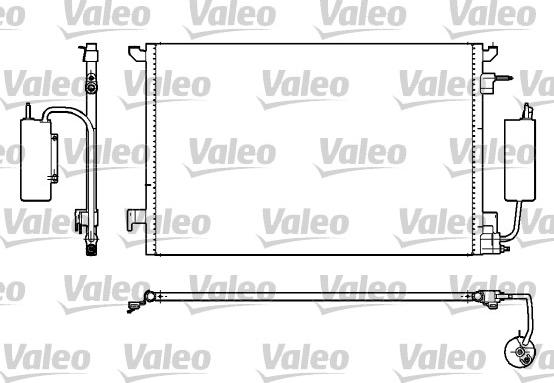 Valeo 817852 - Конденсатор, кондиціонер autozip.com.ua