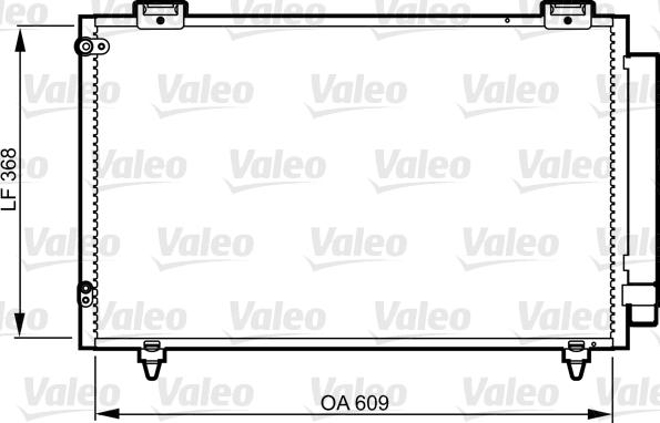 Valeo 817805 - Конденсатор, кондиціонер autozip.com.ua