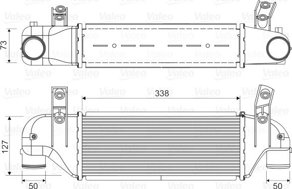 Valeo 817888 - Интеркулер autozip.com.ua