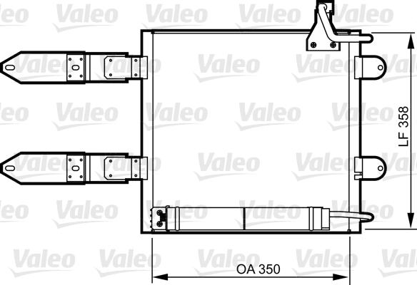 Valeo 817247 - Конденсатор, кондиціонер autozip.com.ua