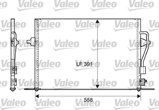 Valeo 817232 - Конденсатор, кондиціонер autozip.com.ua