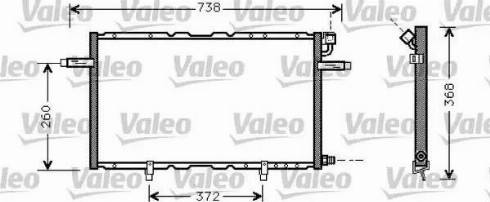 VALEO 817797 - Конденсатор, кондиціонер autozip.com.ua