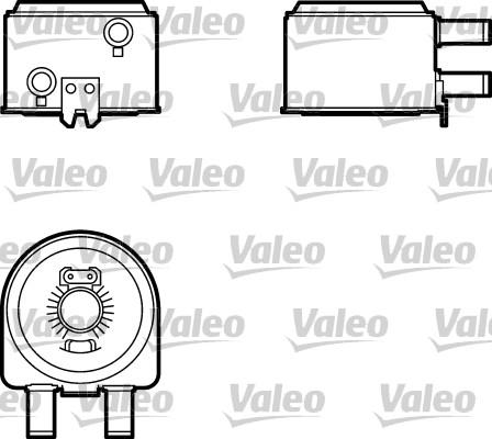 Valeo 817704 - Масляний радіатор, рухове масло autozip.com.ua