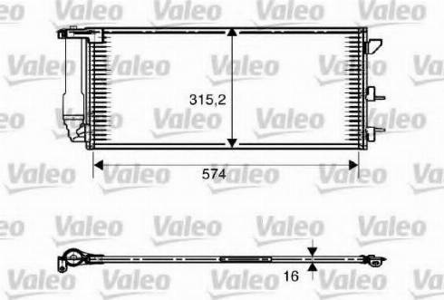 Valeo 817707 - Конденсатор, кондиціонер autozip.com.ua