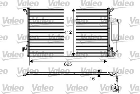 Valeo 817711 - Конденсатор, кондиціонер autozip.com.ua