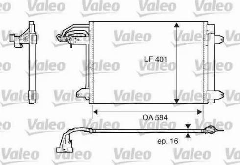 Ava Quality Cooling VW5209D - Конденсатор, кондиціонер autozip.com.ua