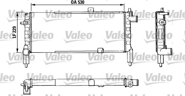 Valeo 883920 - Радіатор, охолодження двигуна autozip.com.ua