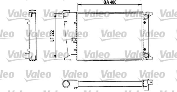 Valeo 883435 - Радіатор, охолодження двигуна autozip.com.ua