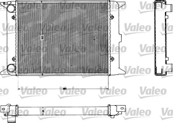 Valeo 883422 - Радіатор, охолодження двигуна autozip.com.ua