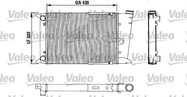 Valeo 883678 - Радіатор, охолодження двигуна autozip.com.ua