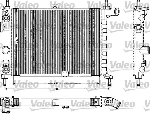 Valeo 883859 - Радіатор, охолодження двигуна autozip.com.ua