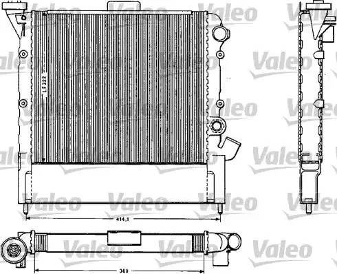 Valeo 883852 - Радіатор, охолодження двигуна autozip.com.ua