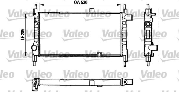 Valeo 883857 - Радіатор, охолодження двигуна autozip.com.ua