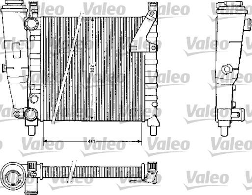 Valeo 883813 - Радіатор, охолодження двигуна autozip.com.ua