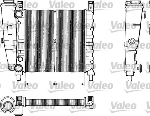 Valeo 883812 - Радіатор, охолодження двигуна autozip.com.ua