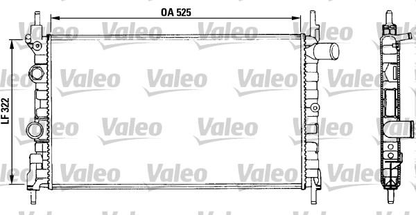 Valeo 883880 - Радіатор, охолодження двигуна autozip.com.ua