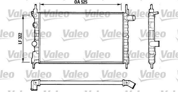 Valeo 883881 - Радіатор, охолодження двигуна autozip.com.ua