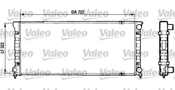 Valeo 883872 - Радіатор, охолодження двигуна autozip.com.ua