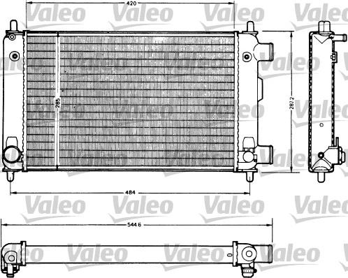 Valeo 883759 - Радіатор, охолодження двигуна autozip.com.ua