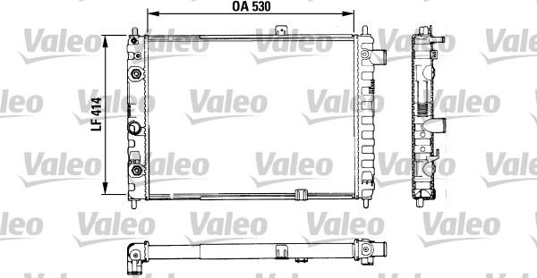 Valeo 883754 - Радіатор, охолодження двигуна autozip.com.ua