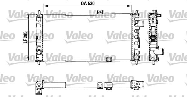 Valeo 883751 - Радіатор, охолодження двигуна autozip.com.ua