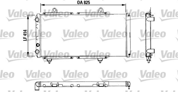 Valeo 883765 - Радіатор, охолодження двигуна autozip.com.ua