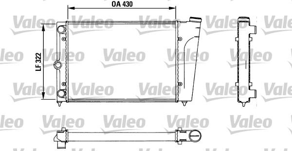 Valeo 883718 - Радіатор, охолодження двигуна autozip.com.ua