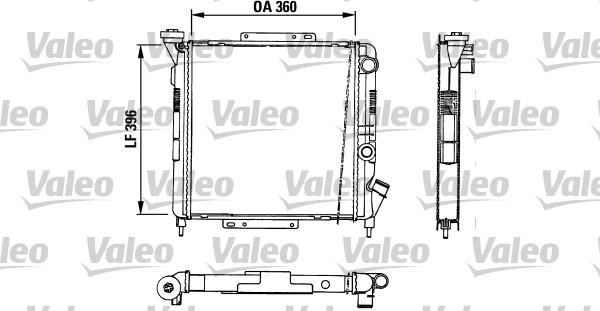 Valeo 883729 - Радіатор, охолодження двигуна autozip.com.ua