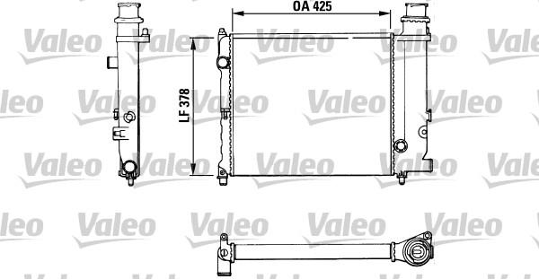 VALEO 883774 - Радіатор, охолодження двигуна autozip.com.ua