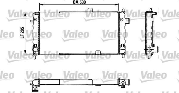 Valeo 883771 - Радіатор, охолодження двигуна autozip.com.ua