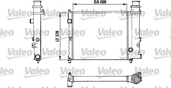 VALEO 883773 - Радіатор, охолодження двигуна autozip.com.ua