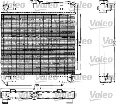 Valeo 883777 - Радіатор, охолодження двигуна autozip.com.ua