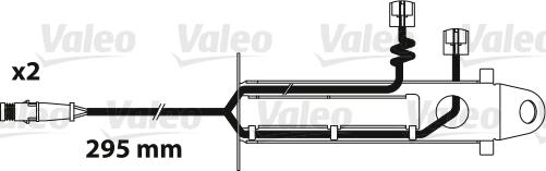 VALEO 882338 - Сигналізатор, знос гальмівних колодок autozip.com.ua