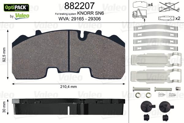 Metelli 822-595-0 - Гальмівні колодки, дискові гальма autozip.com.ua