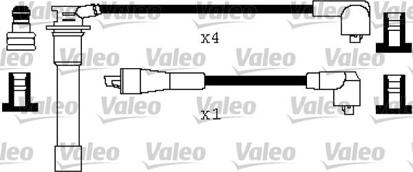 VALEO 346495 - Комплект проводів запалювання autozip.com.ua