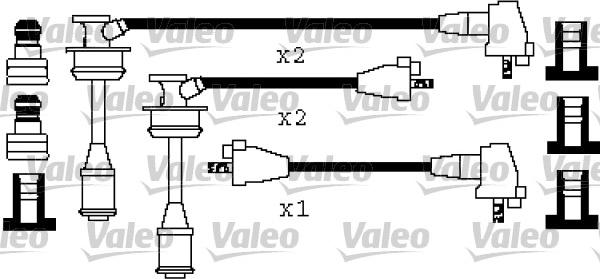 VALEO 346447 - Комплект проводів запалювання autozip.com.ua