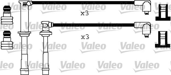 VALEO 346455 - Комплект проводів запалювання autozip.com.ua