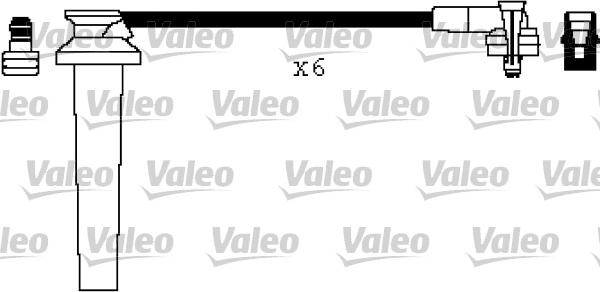 VALEO 346456 - Комплект проводів запалювання autozip.com.ua