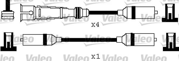 Valeo 346464 - Комплект проводів запалювання autozip.com.ua