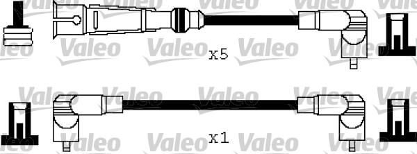 VALEO 346465 - Комплект проводів запалювання autozip.com.ua