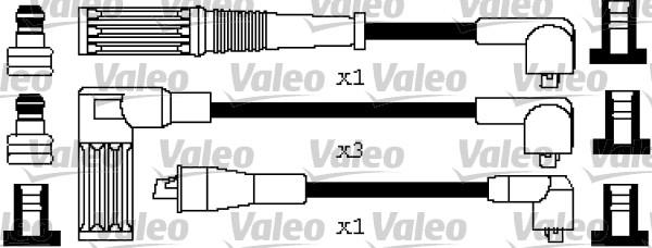 Valeo 346460 - Комплект проводів запалювання autozip.com.ua