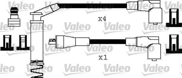 Valeo 346403 - Комплект проводів запалювання autozip.com.ua