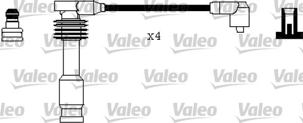 VALEO 346402 - Комплект проводів запалювання autozip.com.ua