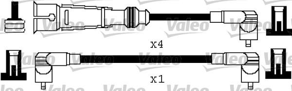 VALEO 346416 - Комплект проводів запалювання autozip.com.ua