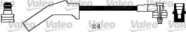 VALEO 346485 - Комплект проводів запалювання autozip.com.ua
