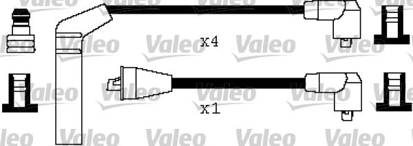 VALEO 346481 - Комплект проводів запалювання autozip.com.ua