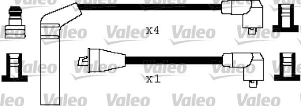 Valeo 346481 - Комплект проводів запалювання autozip.com.ua